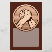 アームレスリングの青銅 チラシ (裏面)