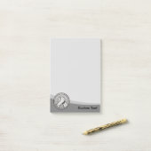 アームレスリングシルバー ポストイット (デスク上)