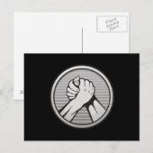 アームレスリングシルバー ポストカード (正面/裏面)