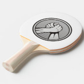 アームレスリングシルバー 卓球ラケット (正面アングル)