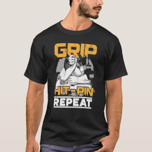アームレスリングスポーツヴィンテージ及びレトロレスリング2 Tシャツ