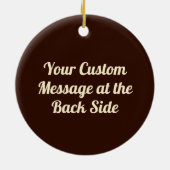 アームレスリングブロンズ セラミックオーナメント (裏面)