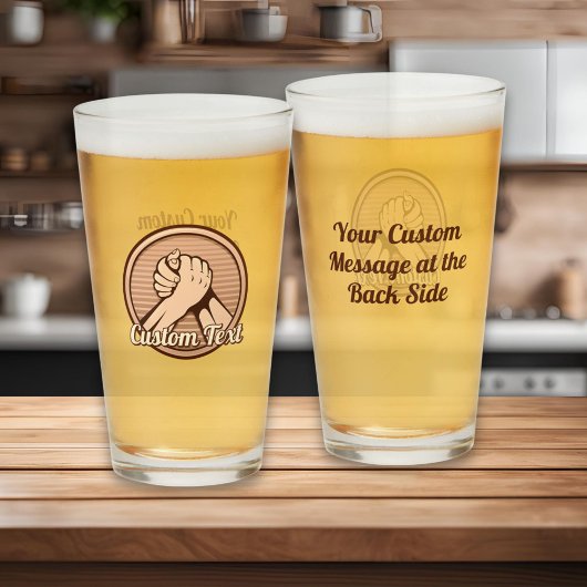 アームレスリングブロンズ タンブラーグラス