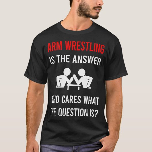 アームレスリングレスラー Tシャツ (正面)