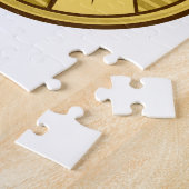 アームレスリング金ゴールド ジグソーパズル (側面)