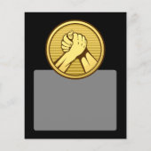 アームレスリング金ゴールド チラシ (裏面)