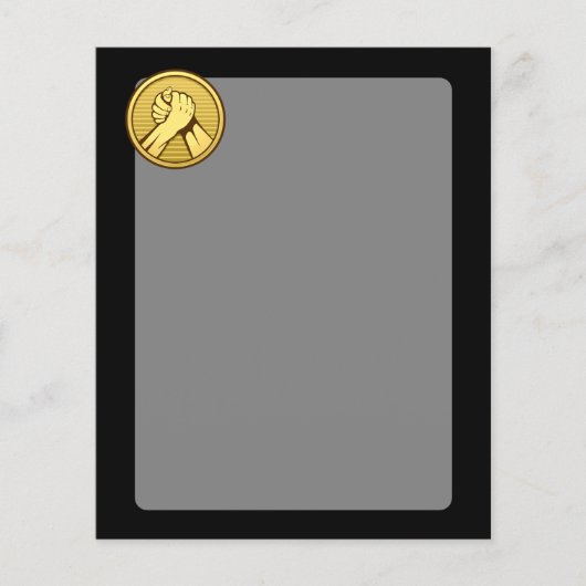 アームレスリング金ゴールド チラシ (正面)