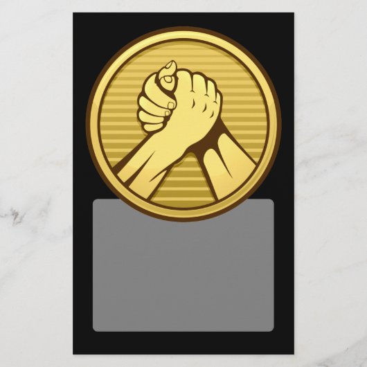 アームレスリング金ゴールド チラシ (裏面)