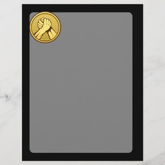 アームレスリング金ゴールド チラシ (正面)