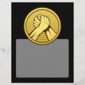 アームレスリング金ゴールド チラシ (裏面)