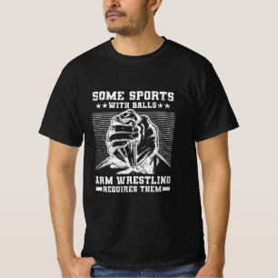 アームレスリング アームレスラー重量訓練ギフト Tシャツ