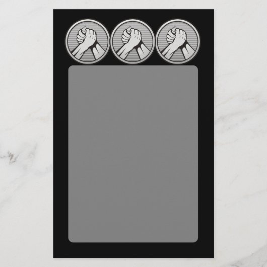 アームレスリング 銀 チラシ (正面)