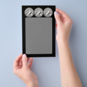 アームレスリング 銀 チラシ (ハンドル)