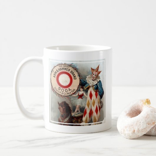 アーム&ハンマーソーダのヴィンテージ広告 コーヒーマグカップ (ドーナツ)