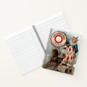 アーム&ハンマーソーダのヴィンテージ広告 ノートブック (内部)