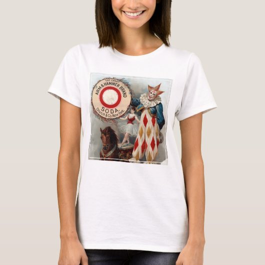アーム&ハンマーソーダのヴィンテージ広告 Tシャツ (正面)