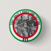 アーメイトボタンをフォーク 缶バッジ (正面)