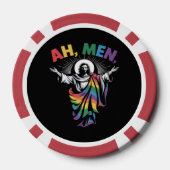 アーメンおもしろLGBTゲイプライド ポーカーチップ (裏面)