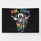アーメンおもしろLGBTゲイプライド 横断幕 (横)