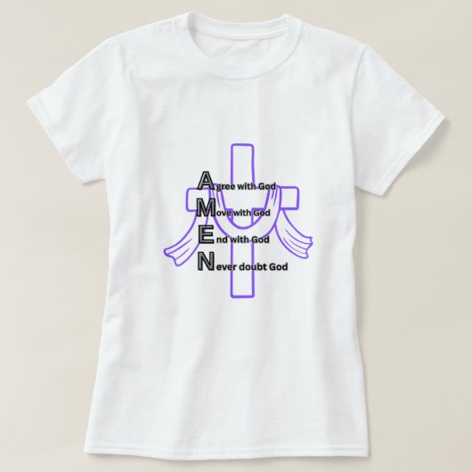 アーメンクロス Tシャツ (デザイン正面)