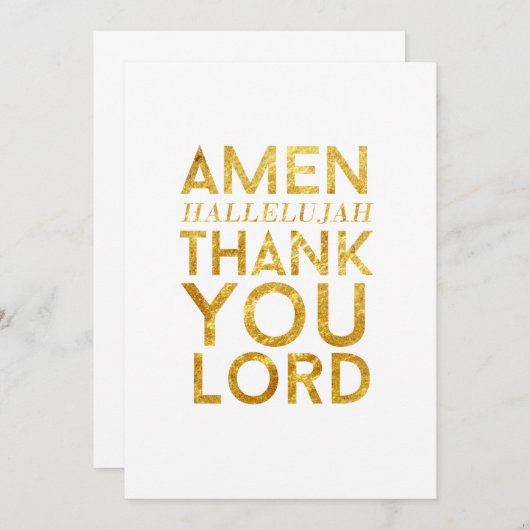 アーメンハレルヤ聖歌はDesk Card主感謝していしています サンキューカード (正面/裏面)