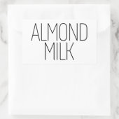 アーモお洒落ンドミルク 長方形シール (バッグ)