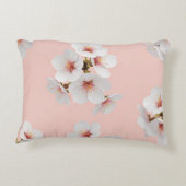 アーモエレガントン日本のドの花の継ぎ目のないパターン アクセントクッション (裏面)