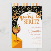 アーモダンチセクエレガントインズスピリッツ夏誕生日 招待状 (正面/裏面)