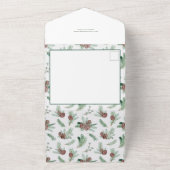 アーモダンチフローラクリスマス応援スクリプト写真 オールインワン招待状 (外側)