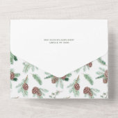 アーモダンチフローラクリスマス応援スクリプト写真 オールインワン招待状 (裏面)