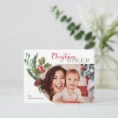 アーモダンチフローラクリスマス応援スクリプト写真 ポストカード (スタンド正面)