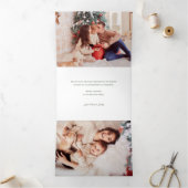 アーモダンチフローラクリスマス応援スクリプト写真 三つ折りクリスマスカード (内部)