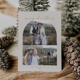 アーモダンチ |クリームフォトコラージュクリスマス シーズンカード