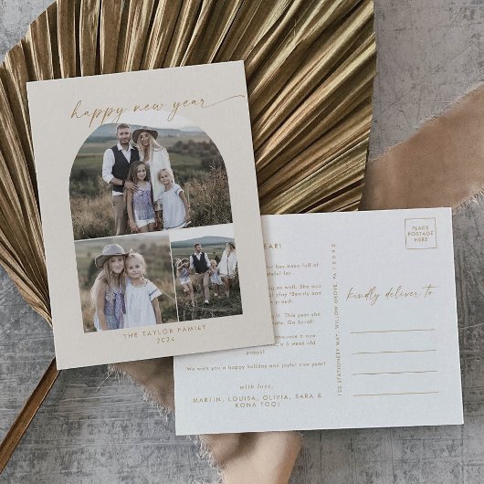 アーモダンチ |クリームフォトコラージュ シーズンポストカード