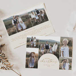 アーモダンチ |クリームフォト数々のファミリークリスマス シーズンカード