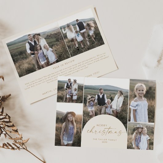 アーモダンチ |クリームフォト数々のファミリークリスマス シーズンカード