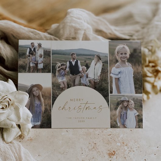 アーモダンチ |クリームフォト数々のメリークリスマス シーズンカード