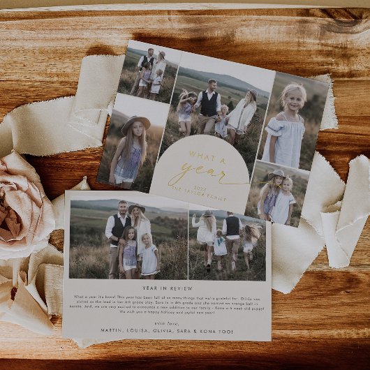 アーモダンチ |クリームホイル数々のフォトWhat A Year 箔シーズンカード