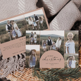 アーモダンチ |サーモン数々のフォトファミリークリスマス シーズンカード