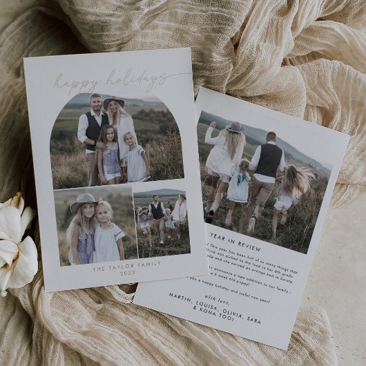 アーモダンチ |フォイルフォトコラージファミリー 箔シーズンカード