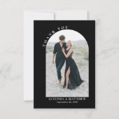 アーモダンチ・ボホ結婚の感謝 サンキューカード (正面)