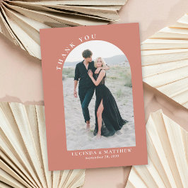 アーモダンチ・ボホ結婚の感謝 サンキューカード