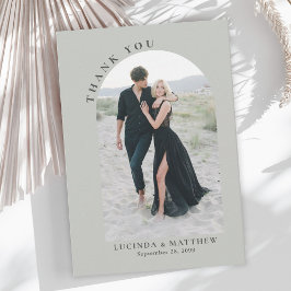 アーモダンチ・ボホ結婚の感謝 サンキューカード