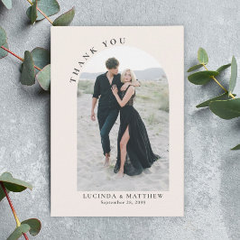 アーモダンチ・ボホ結婚の感謝 サンキューカード