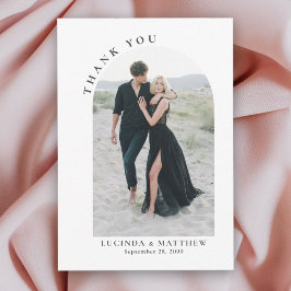 アーモダンチ・ボホ結婚の感謝 サンキューカード