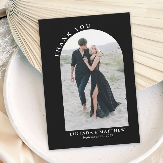 アーモダンチ・ボホ結婚の感謝 サンキューカード