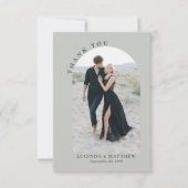 アーモダンチ・ボホ結婚の感謝 サンキューカード (正面)