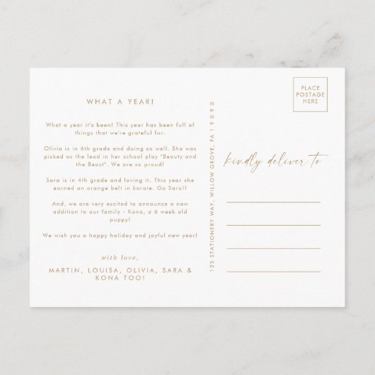 アーモダンチ | Cream 3家族写真What A Year シーズンポストカード (裏面)