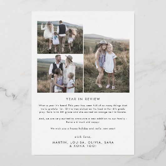 アーモダンチ | Foilこれは米国の写真年のレビュー 箔シーズンカード (裏面)