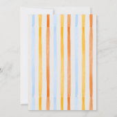 アーモダンチAスプリッツの古い夏の誕生日 招待状 (裏面)